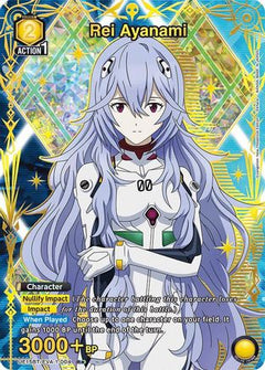 Rei Ayanami (004) (R*) (UE15BT/EVA-1-004) [UE15BT: Evangelion: New Theatrical Edition] Foil - Deck Out Gaming