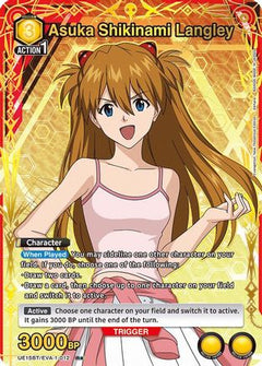 Asuka Shikinami Langley (012) (R*) (UE15BT/EVA-1-012) [UE15BT: Evangelion: New Theatrical Edition] Foil - Deck Out Gaming