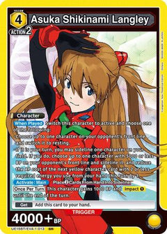 Asuka Shikinami Langley (013) (UE15BT/EVA-1-013) [UE15BT: Evangelion: New Theatrical Edition] Foil - Deck Out Gaming