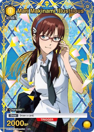 Mari Makinami Illustrious (014) (C*) (UE15BT/EVA-1-014) [UE15BT: Evangelion: New Theatrical Edition] Foil - Deck Out Gaming