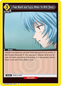 I Feel Warm and Fuzzy When I'm With Shinji (UE15BT/EVA-1-021) [UE15BT: Evangelion: New Theatrical Edition] - Deck Out Gaming