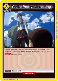 You're Pretty Interesting (UE15BT/EVA-1-022) [UE15BT: Evangelion: New Theatrical Edition] - Deck Out Gaming