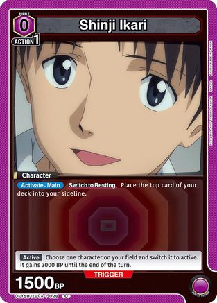 Shinji Ikari (028) (UE15BT/EVA-1-028) [UE15BT: Evangelion: New Theatrical Edition] - Deck Out Gaming