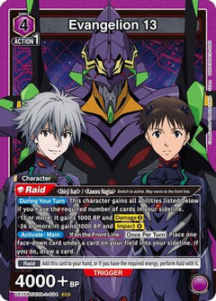Evangelion 13 (UE15BT/EVA-1-034) [UE15BT: Evangelion: New Theatrical Edition] Foil - Deck Out Gaming
