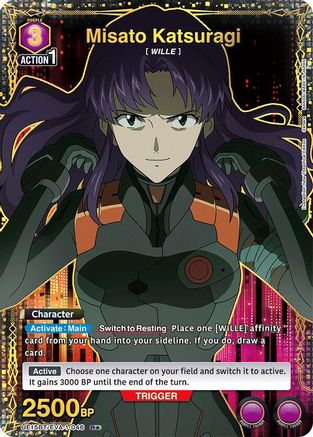 Misato Katsuragi (046) (R*) (UE15BT/EVA-1-046) [UE15BT: Evangelion: New Theatrical Edition] Foil - Deck Out Gaming