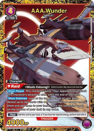 AAA Wunder (R*) (UE15BT/EVA-1-053) [UE15BT: Evangelion: New Theatrical Edition] Foil - Deck Out Gaming