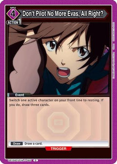 Don't Pilot No More Evas, All Right? (UE15BT/EVA-1-060) [UE15BT: Evangelion: New Theatrical Edition] - Deck Out Gaming