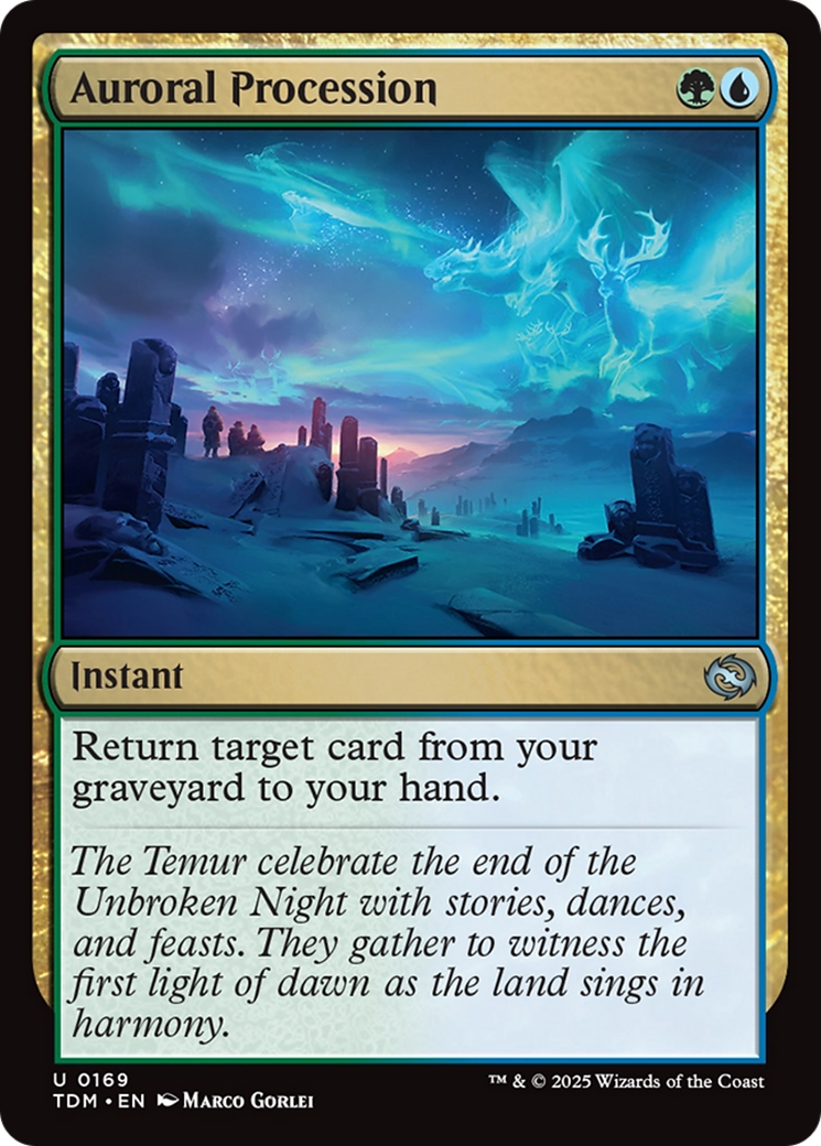 Auroral Procession (169) [Tarkir: Dragonstorm] - Deck Out Gaming