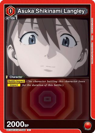 Asuka Shikinami Langley (086) (UE15BT/EVA-1-086) [UE15BT: Evangelion: New Theatrical Edition] - Deck Out Gaming