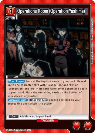 Operations Room (Operation Yashima) (UE15BT/EVA-1-093) [UE15BT: Evangelion: New Theatrical Edition] - Deck Out Gaming