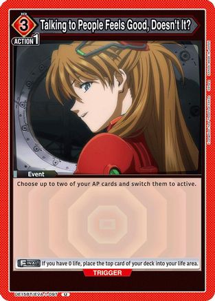 Talking to People Feels Good, Doesn't It? (UE15BT/EVA-1-097) [UE15BT: Evangelion: New Theatrical Edition] - Deck Out Gaming