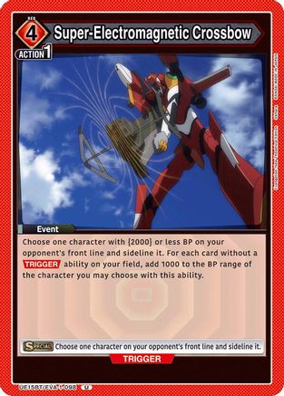 Super-Electromagnetic Crossbow (UE15BT/EVA-1-098) [UE15BT: Evangelion: New Theatrical Edition] - Deck Out Gaming