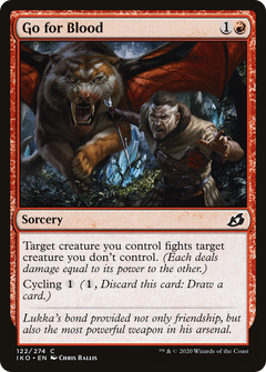 Go for Blood (122) [Ikoria: Lair of Behemoths] foil - Deck Out Gaming