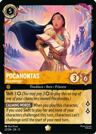 Pocahontas - Peacekeeper (22/204) [Winterspell] - Deck Out Gaming