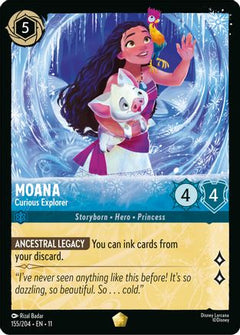 Moana - Curious Explorer (155/204) [Winterspell] - Deck Out Gaming