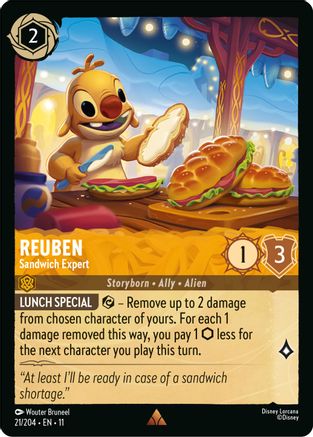 Reuben - Sandwich Expert (21/204) [Winterspell] - Deck Out Gaming