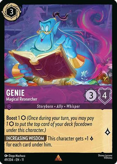 Genie - Magical Researcher (49/204) [Winterspell] - Deck Out Gaming