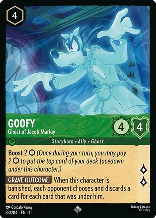 Goofy - Ghost of Jacob Marley (83/204) [Winterspell] Cold Foil - Deck Out Gaming