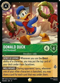 Donald Duck - Fred Honeywell (93/204) [Winterspell] - Deck Out Gaming