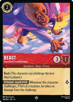 Beast - Snowfield Troublemaker (118/204) [Winterspell] Cold Foil - Deck Out Gaming
