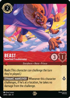 Beast - Snowfield Troublemaker (31) [Disney Lorcana Promo Cards] Cold Foil - Deck Out Gaming