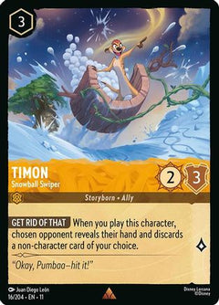 Timon - Snowball Swiper (16/204) [Winterspell] Cold Foil - Deck Out Gaming