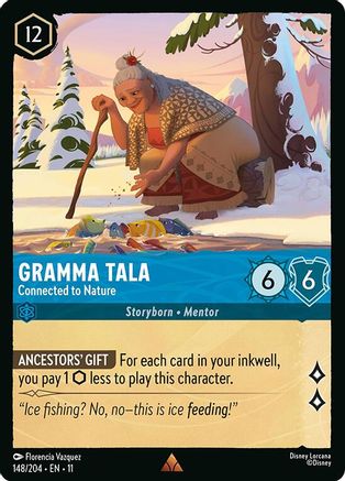 Gramma Tala - Connected to Nature (148/204) [Winterspell] Cold Foil - Deck Out Gaming