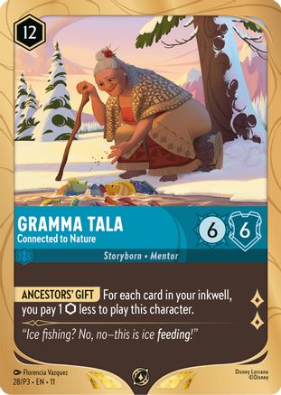 Gramma Tala - Connected to Nature (28) [Disney Lorcana Promo Cards] Holofoil - Deck Out Gaming