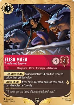 Elisa Maza - Transformed Gargoyle (30) [Disney Lorcana Promo Cards] Holofoil - Deck Out Gaming