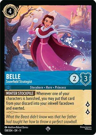 Belle - Snowfield Strategist (158/204) [Winterspell] - Deck Out Gaming