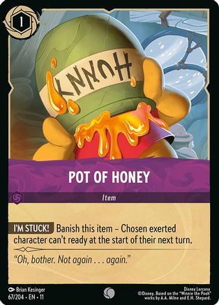 Pot of Honey (67/204) [Winterspell] Cold Foil - Deck Out Gaming