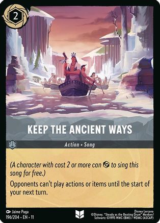 Keep the Ancient Ways (196/204) [Winterspell] - Deck Out Gaming