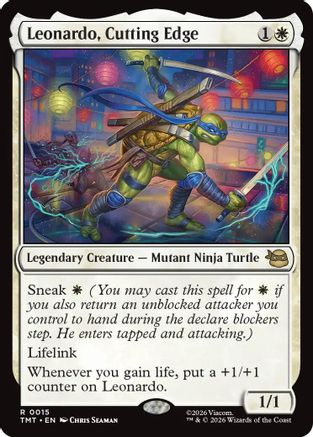 Leonardo, Cutting Edge (15) [Teenage Mutant Ninja Turtles] - Deck Out Gaming