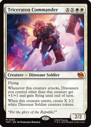 Triceraton Commander (25) [Teenage Mutant Ninja Turtles] foil - Deck Out Gaming
