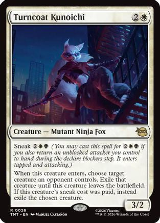 Turncoat Kunoichi (26) [Teenage Mutant Ninja Turtles] foil - Deck Out Gaming