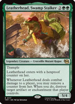 Leatherhead, Swamp Stalker (117) [Teenage Mutant Ninja Turtles] foil - Deck Out Gaming