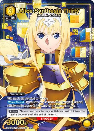 Alice Synthesis Thirty (U*) (UEX06BT/SAO-2-004) [UEX06BT: Sword Art Online Vol.2] Foil - Deck Out Gaming
