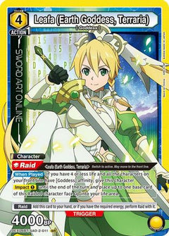 Leafa (Earth Goddess, Terraria) (UEX06BT/SAO-2-011) [UEX06BT: Sword Art Online Vol.2] Foil - Deck Out Gaming