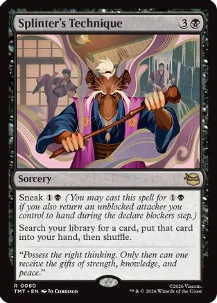 Splinter's Technique (80) [Teenage Mutant Ninja Turtles] foil - Deck Out Gaming