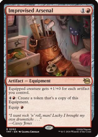 Improvised Arsenal (92) [Teenage Mutant Ninja Turtles] - Deck Out Gaming