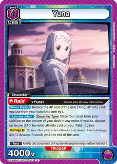 Yuna (031) (UEX06BT/SAO-2-031) [UEX06BT: Sword Art Online Vol.2] Foil - Deck Out Gaming