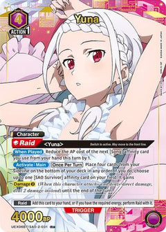 Yuna (031) (R*) (UEX06BT/SAO-2-031) [UEX06BT: Sword Art Online Vol.2] Foil - Deck Out Gaming