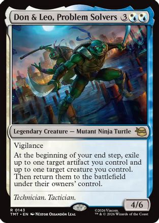 Don & Leo, Problem Solvers (143) [Teenage Mutant Ninja Turtles] - Deck Out Gaming