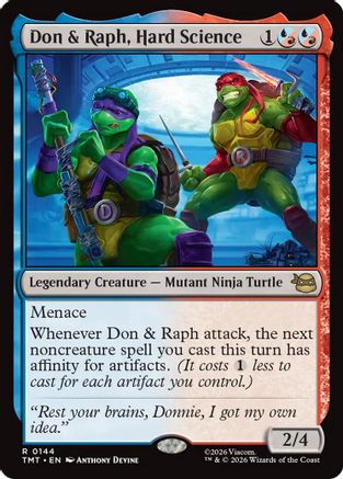 Don & Raph, Hard Science (144) [Teenage Mutant Ninja Turtles] - Deck Out Gaming