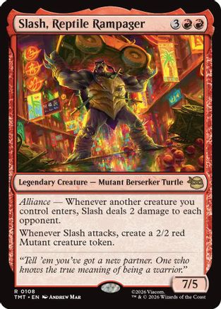 Slash, Reptile Rampager (108) [Teenage Mutant Ninja Turtles] - Deck Out Gaming