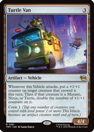 Turtle Van (181) [Teenage Mutant Ninja Turtles] foil - Deck Out Gaming