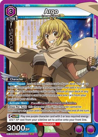 Argo (044) (UEX06BT/SAO-2-044) [UEX06BT: Sword Art Online Vol.2] Foil - Deck Out Gaming