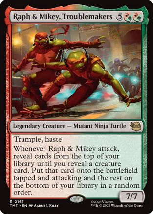Raph & Mikey, Troublemakers (167) [Teenage Mutant Ninja Turtles] - Deck Out Gaming
