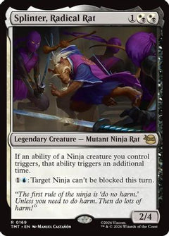 Splinter, Radical Rat (169) [Teenage Mutant Ninja Turtles] foil - Deck Out Gaming
