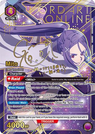 Mito (054) (SR**) (UEX06BT/SAO-2-054) [UEX06BT: Sword Art Online Vol.2] Foil - Deck Out Gaming